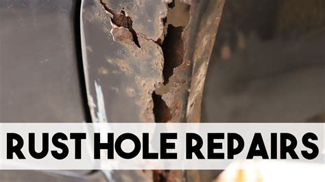 how to repair rusted sheet metal|repair rusted galvanized metal.